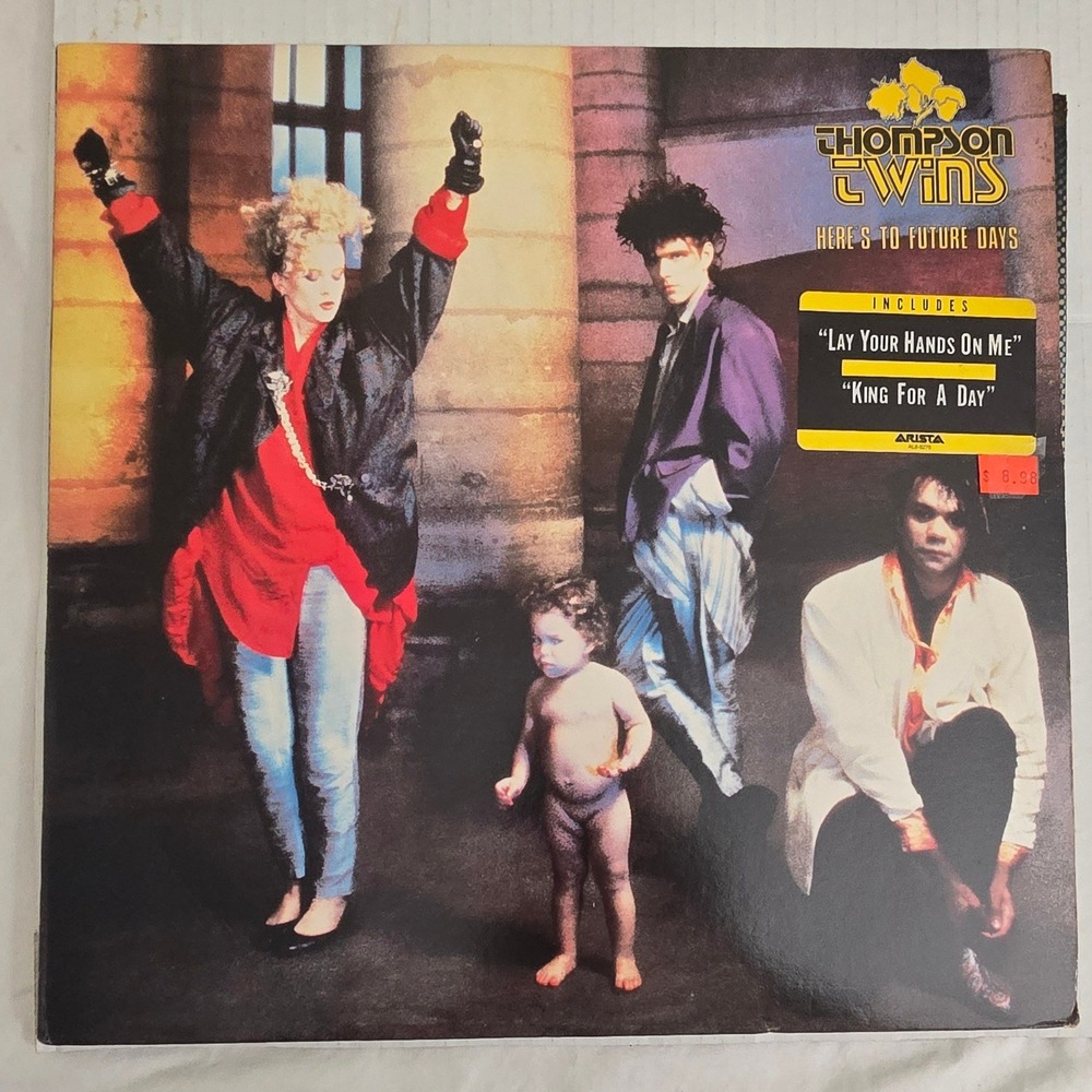 Thompson Twins Heres To Future Days Vinyl LP 1985 Arista Synth Pop Vintage